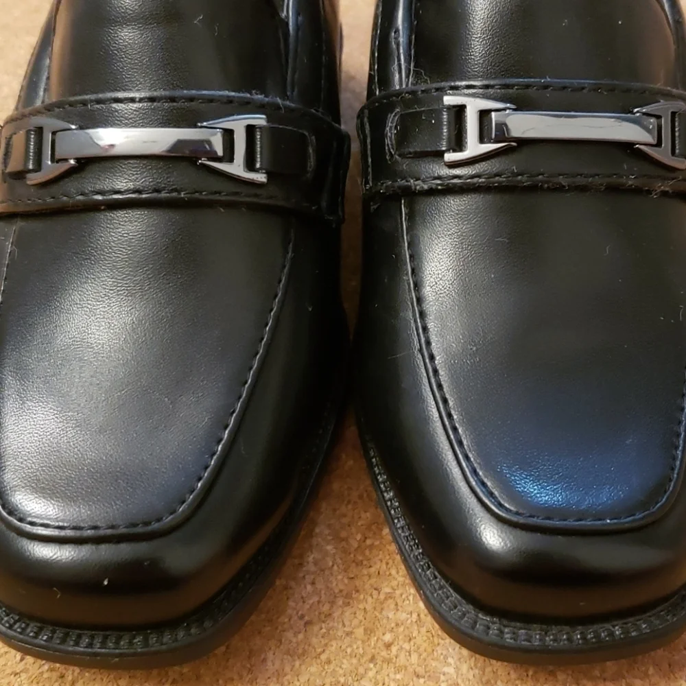 Perry Ellis Portfolio Black Slip-on Shoes